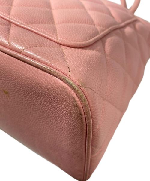 CHANEL（シャネル）CHANEL (シャネル) ハンドバッグ　マトラッセキャビアスキンココマーク ピンクの古着・服飾アイテム