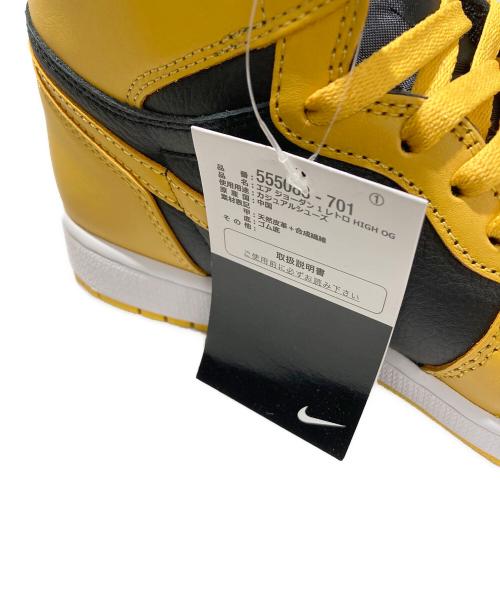 NIKE（ナイキ）NIKE (ナイキ) AIR JORDAN1 RETRO HIGH OG オレンジ×ブラック サイズ:SIZE 27cm 未使用品の古着・服飾アイテム