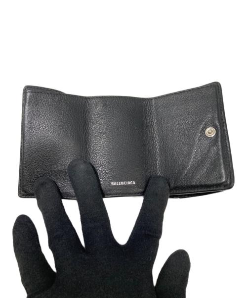 BALENCIAGA（バレンシアガ）BALENCIAGA (バレンシアガ) 3つ折り財布 ブラックの古着・服飾アイテム