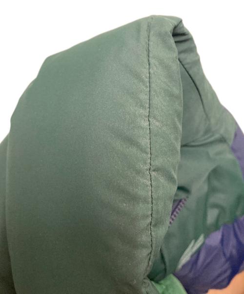 LACOSTE（ラコステ）LACOSTE (ラコステ) バイカラーダウンジャケット グリーン×ネイビー サイズ:SIZE 36の古着・服飾アイテム