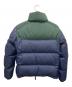 LACOSTE (ラコステ) バイカラーダウンジャケット グリーン×ネイビー サイズ:SIZE 36：14000円