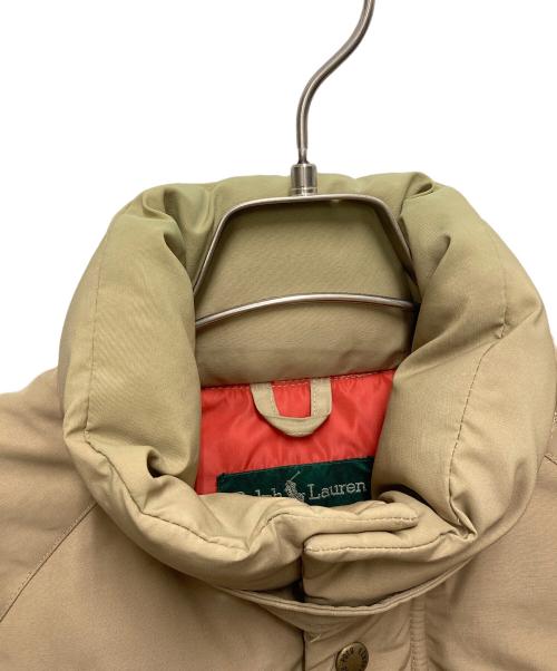 RALPH LAUREN（ラルフローレン）RALPH LAUREN (ラルフローレン) ダウンジャケット ベージュ サイズ:SIZE Mの古着・服飾アイテム