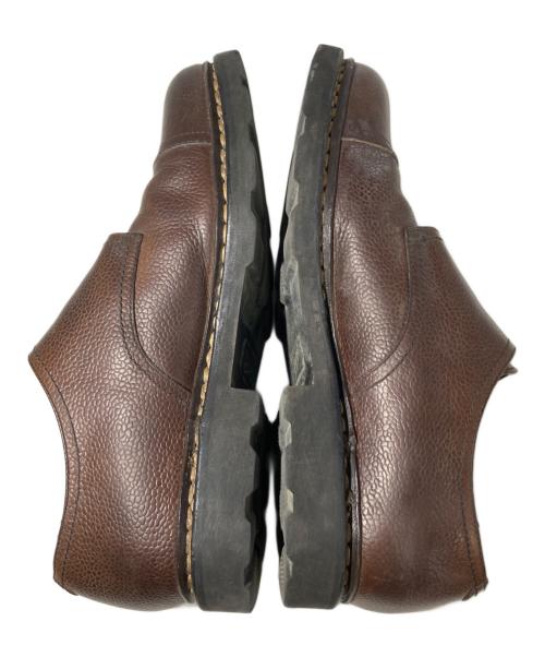 PARABOOT（パラブーツ）PARABOOT (パラブーツ) ダブルモンクストラップシューズ ブラウン サイズ:7 1/2（約26.0cm〜26.5cm相当）の古着・服飾アイテム