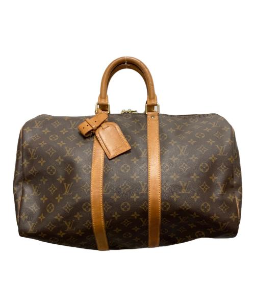 LOUIS VUITTON（ルイ ヴィトン）LOUIS VUITTON (ルイ ヴィトン) トラベルバッグ　キーポル45 ブラウンの古着・服飾アイテム