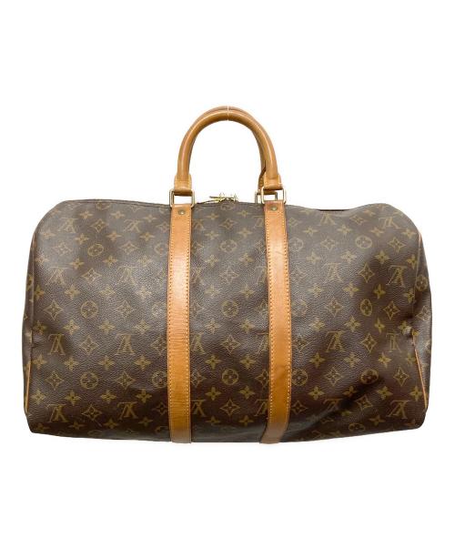 LOUIS VUITTON（ルイ ヴィトン）LOUIS VUITTON (ルイ ヴィトン) トラベルバッグ　キーポル45 ブラウンの古着・服飾アイテム