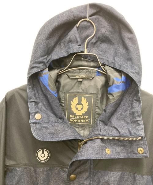 BELSTAFF（ベルスタッフ）BELSTAFF (ベルスタッフ) SOPHNET. (ソフネット) デニムマウンテンパーカー インディゴ サイズ:SIZE Lの古着・服飾アイテム