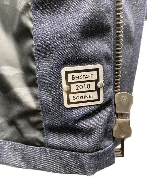 BELSTAFF（ベルスタッフ）BELSTAFF (ベルスタッフ) SOPHNET. (ソフネット) デニムマウンテンパーカー インディゴ サイズ:SIZE Lの古着・服飾アイテム
