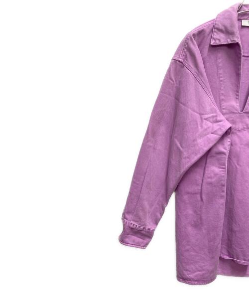 MaxMara（マックスマーラ）MaxMara (マックスマーラ) デニムシャツ ピンク サイズ:SIZE Mの古着・服飾アイテム