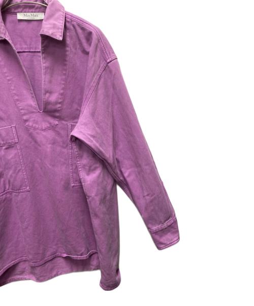 MaxMara（マックスマーラ）MaxMara (マックスマーラ) デニムシャツ ピンク サイズ:SIZE Mの古着・服飾アイテム
