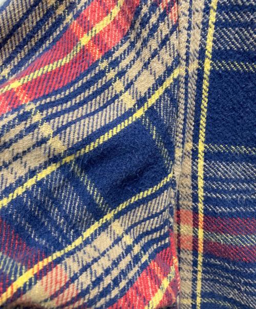PPFM（ピーピーエフエム）PPFM (ピーピーエフエム) 長袖チェックシャツ レッド×ネイビー サイズ:SIZE Lの古着・服飾アイテム