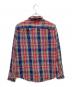 PPFM (ピーピーエフエム) 長袖チェックシャツ レッド×ネイビー サイズ:SIZE L：10000円