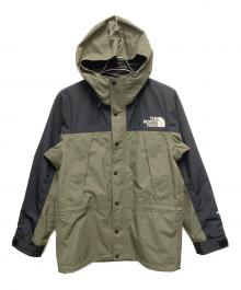 THE NORTH FACE（ザ ノース フェイス）の古着「マウンテンライトジャケット」｜グリーン×ブラック