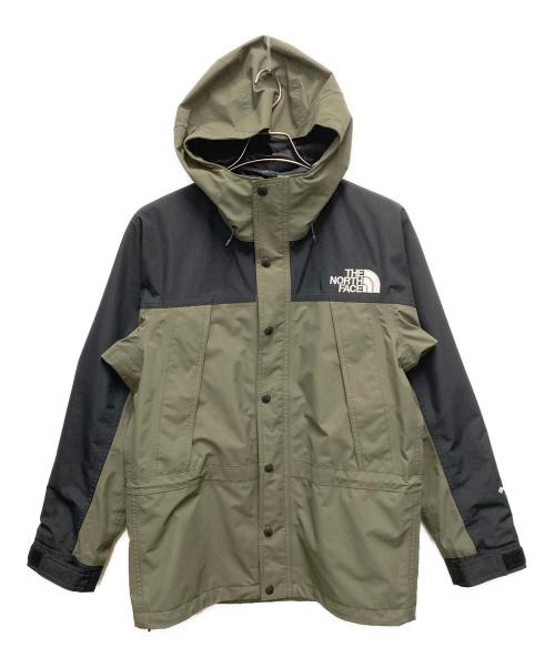 THE NORTH FACE（ザ ノース フェイス）THE NORTH FACE (ザ ノース フェイス) マウンテンライトジャケット グリーン×ブラック サイズ:SIZE Sの古着・服飾アイテム