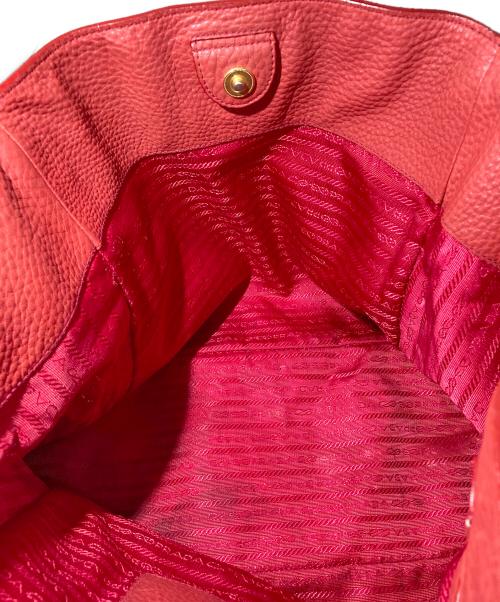 PRADA（プラダ）PRADA (プラダ) トートバッグ　BR4970 レッドの古着・服飾アイテム