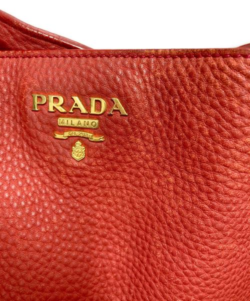 PRADA（プラダ）PRADA (プラダ) トートバッグ　BR4970 レッドの古着・服飾アイテム