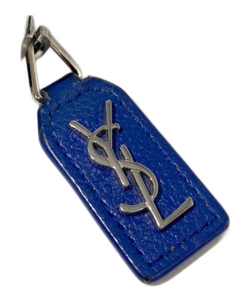 Saint Laurent Paris（サンローランパリ）Saint Laurent Paris (サンローランパリ) 2つ折り財布 ネイビーの古着・服飾アイテム
