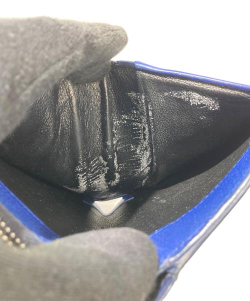 Saint Laurent Paris（サンローランパリ）Saint Laurent Paris (サンローランパリ) 2つ折り財布 ネイビーの古着・服飾アイテム