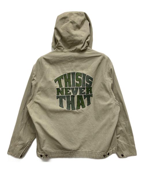 thisisneverthat（ディスイズネバーザット）thisisneverthat (ディスイズネバーザット) ウォッシュドカーペンタージャケット ベージュ サイズ:サイズ Ｌの古着・服飾アイテム