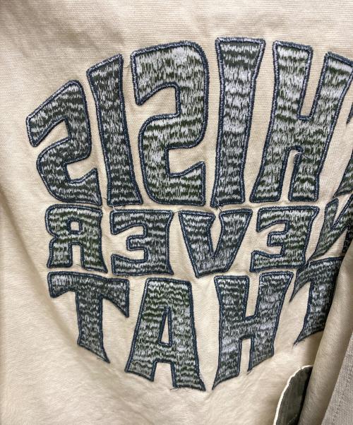 thisisneverthat（ディスイズネバーザット）thisisneverthat (ディスイズネバーザット) ウォッシュドカーペンタージャケット ベージュ サイズ:サイズ Ｌの古着・服飾アイテム