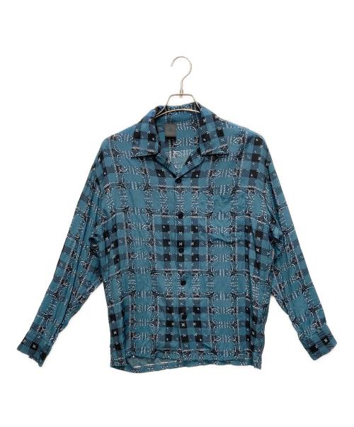 N.HOOLYWOOD（エヌ ハリウッド）N.HOOLYWOOD (エヌ ハリウッド) 長袖シャツ グリーン サイズ:SIZE 36の古着・服飾アイテム