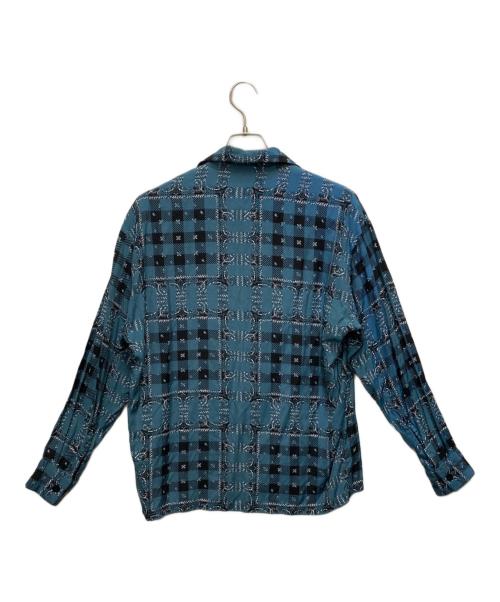 N.HOOLYWOOD（エヌ ハリウッド）N.HOOLYWOOD (エヌ ハリウッド) 長袖シャツ グリーン サイズ:SIZE 36の古着・服飾アイテム