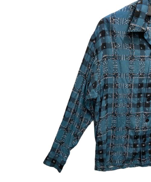 N.HOOLYWOOD（エヌ ハリウッド）N.HOOLYWOOD (エヌ ハリウッド) 長袖シャツ グリーン サイズ:SIZE 36の古着・服飾アイテム