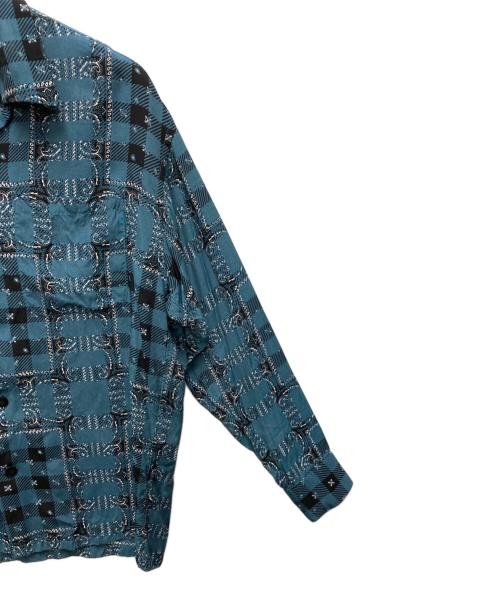 N.HOOLYWOOD（エヌ ハリウッド）N.HOOLYWOOD (エヌ ハリウッド) 長袖シャツ グリーン サイズ:SIZE 36の古着・服飾アイテム