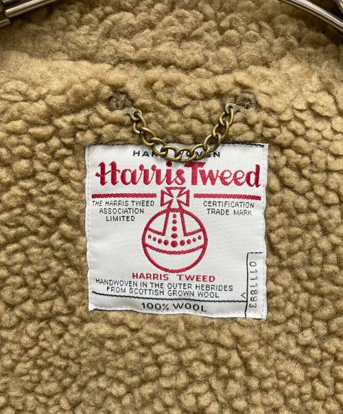 Harris Tweed（ハリスツイード）Harris Tweed (ハリスツイード) OCTOPUS ARMY (オクトパスアーミー) 裏ボアジャケット ベージュ サイズ:SIZE Ｍの古着・服飾アイテム