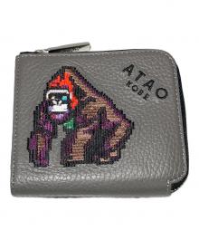 ATAO（アタオ）の古着「L字ファスナー財布　チェス」｜グレー