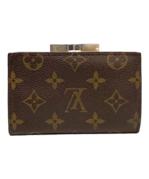 LOUIS VUITTON（ルイ ヴィトン）LOUIS VUITTON (ルイ ヴィトン) がま口コインケース　モノグラム　T61922 ブラウンの古着・服飾アイテム