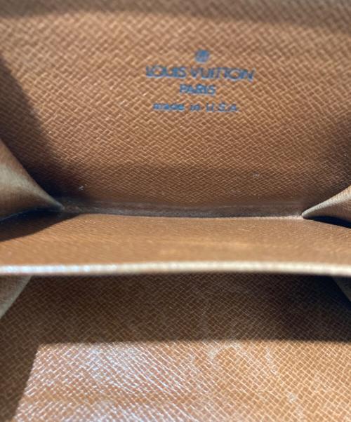 LOUIS VUITTON（ルイ ヴィトン）LOUIS VUITTON (ルイ ヴィトン) がま口コインケース　モノグラム　T61922 ブラウンの古着・服飾アイテム