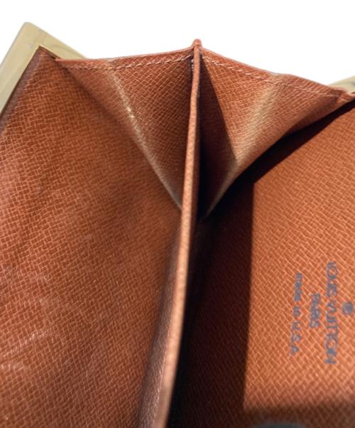 LOUIS VUITTON（ルイ ヴィトン）LOUIS VUITTON (ルイ ヴィトン) がま口コインケース　モノグラム　T61922 ブラウンの古着・服飾アイテム
