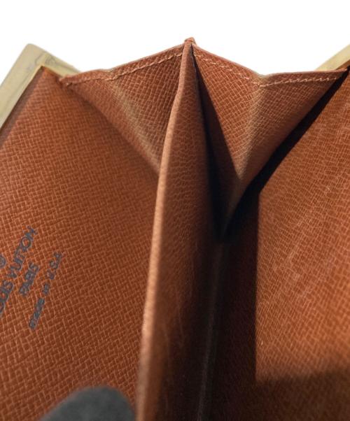 LOUIS VUITTON（ルイ ヴィトン）LOUIS VUITTON (ルイ ヴィトン) がま口コインケース　モノグラム　T61922 ブラウンの古着・服飾アイテム