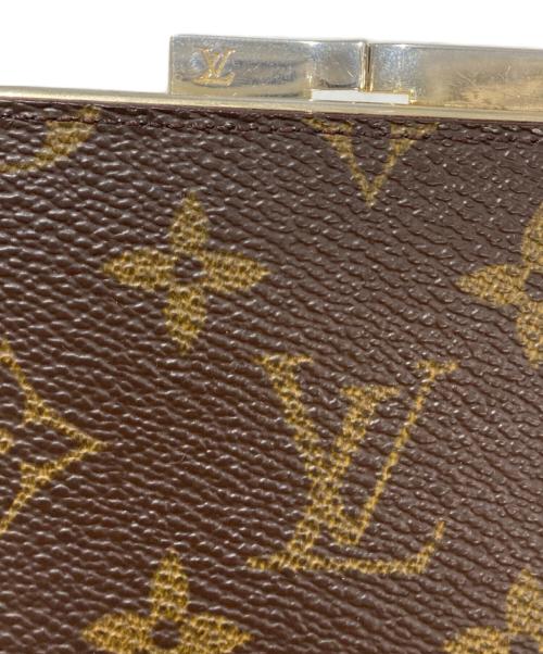 LOUIS VUITTON（ルイ ヴィトン）LOUIS VUITTON (ルイ ヴィトン) がま口コインケース　モノグラム　T61922 ブラウンの古着・服飾アイテム