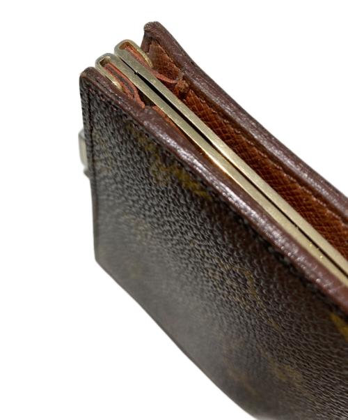 LOUIS VUITTON（ルイ ヴィトン）LOUIS VUITTON (ルイ ヴィトン) がま口コインケース　モノグラム　T61922 ブラウンの古着・服飾アイテム