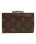 LOUIS VUITTON (ルイ ヴィトン) がま口コインケース　モノグラム　T61922 ブラウン：15000円