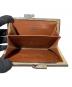 中古・古着 LOUIS VUITTON (ルイ ヴィトン) がま口コインケース　モノグラム　T61922 ブラウン：15000円