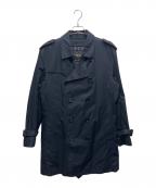 BURBERRY BLACK LABELバーバリーブラックレーベル）の古着「ライナー付トレンチコート」｜ネイビー