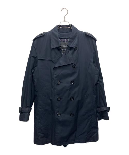BURBERRY BLACK LABEL（バーバリーブラックレーベル）BURBERRY BLACK LABEL (バーバリーブラックレーベル) ライナー付トレンチコート ネイビー サイズ:SIZE 3Lの古着・服飾アイテム