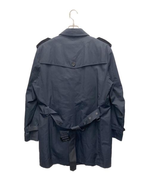 BURBERRY BLACK LABEL（バーバリーブラックレーベル）BURBERRY BLACK LABEL (バーバリーブラックレーベル) ライナー付トレンチコート ネイビー サイズ:SIZE 3Lの古着・服飾アイテム