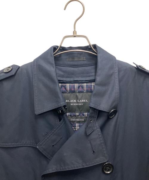 BURBERRY BLACK LABEL（バーバリーブラックレーベル）BURBERRY BLACK LABEL (バーバリーブラックレーベル) ライナー付トレンチコート ネイビー サイズ:SIZE 3Lの古着・服飾アイテム
