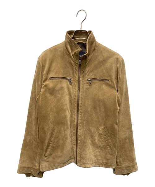 BANANA REPUBLIC（バナナリパブリック）BANANA REPUBLIC (バナナリパブリック) スウェードレザージャケット カーキ サイズ:SIZE Ｓの古着・服飾アイテム