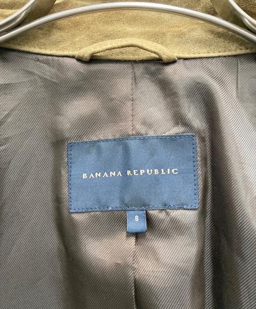 BANANA REPUBLIC（バナナリパブリック）BANANA REPUBLIC (バナナリパブリック) スウェードレザージャケット カーキ サイズ:SIZE Ｓの古着・服飾アイテム