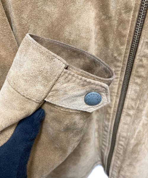 BANANA REPUBLIC（バナナリパブリック）BANANA REPUBLIC (バナナリパブリック) スウェードレザージャケット カーキ サイズ:SIZE Ｓの古着・服飾アイテム