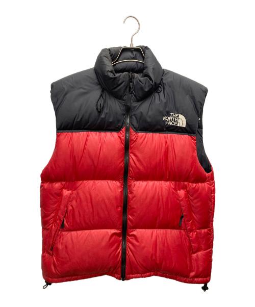 THE NORTH FACE（ザ ノース フェイス）THE NORTH FACE (ザ ノース フェイス) ダウンベスト レッド×ブラック サイズ:SIZE Ｌの古着・服飾アイテム