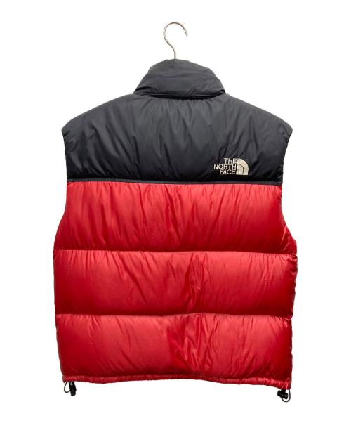 THE NORTH FACE（ザ ノース フェイス）THE NORTH FACE (ザ ノース フェイス) ダウンベスト レッド×ブラック サイズ:SIZE Ｌの古着・服飾アイテム
