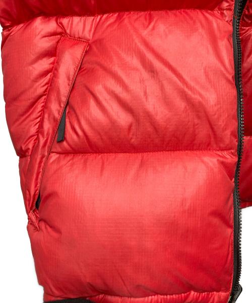 THE NORTH FACE（ザ ノース フェイス）THE NORTH FACE (ザ ノース フェイス) ダウンベスト レッド×ブラック サイズ:SIZE Ｌの古着・服飾アイテム