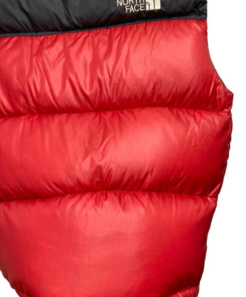THE NORTH FACE（ザ ノース フェイス）THE NORTH FACE (ザ ノース フェイス) ダウンベスト レッド×ブラック サイズ:SIZE Ｌの古着・服飾アイテム