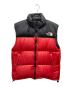 THE NORTH FACE（ザ ノース フェイス）の古着「ダウンベスト」｜レッド×ブラック