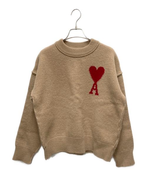 ami（アミ）ami (アミ) 厚手ニット ブラウン サイズ:SIZE Freeの古着・服飾アイテム